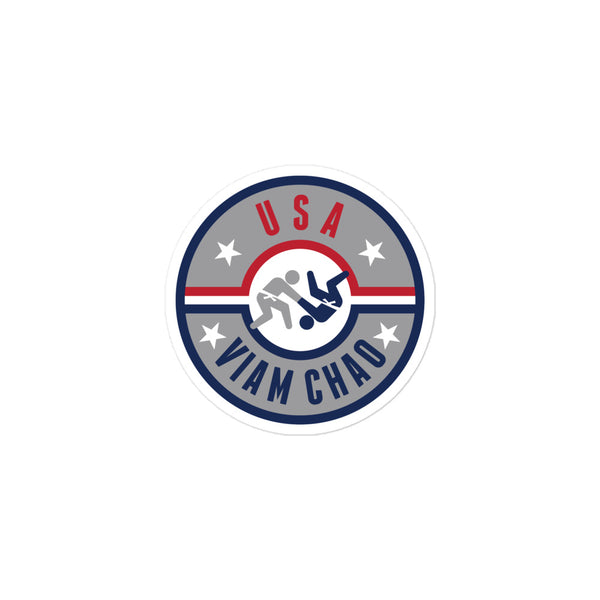 USA Viam Chao Sticker